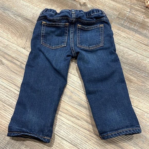 Plaid Lined Gap Jeans - Picture 5 of 7